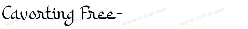 Cavorting Free字体转换